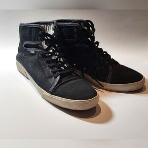 Black Vans High-Top Sneakers